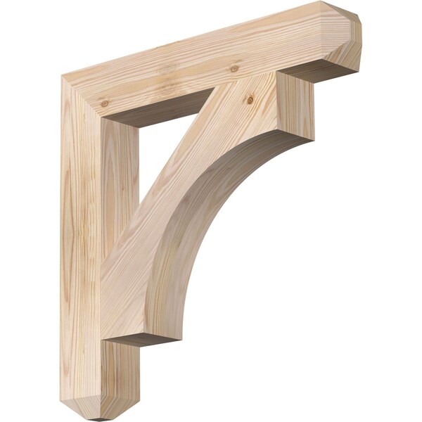 Ekena Millwork Westlake Craftsman Smooth Bracket, Douglas Fir, 3 1/2"W x 22"D x 22"H BKT04X22X22WTL04SDF - main